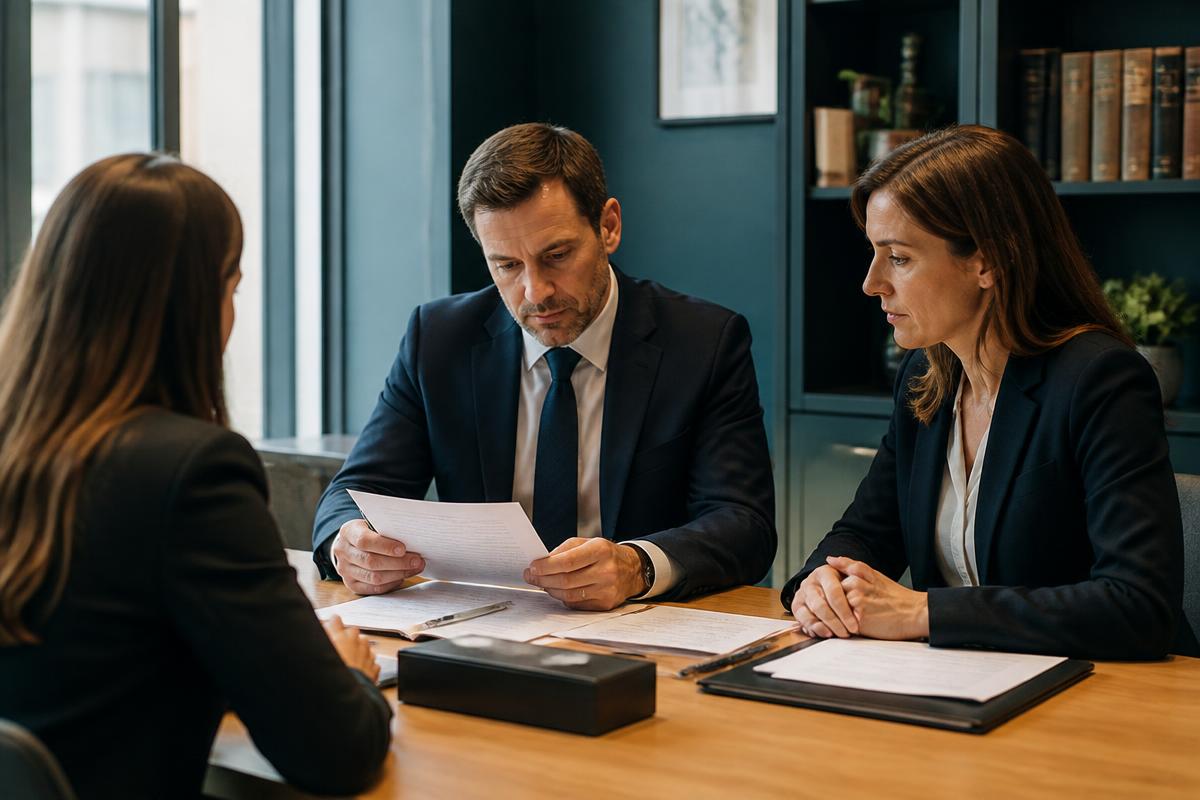 Equipo de abogados y economistas de Nomoi analizando un caso de segunda oportunidad en Alicante